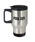 Funny Pool Boy Gift Pool Boy Travel Mug Pool Guy Graphic Tee – Premium Graphic · Great Gift For Fans