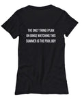 Funny Girl39s Vacation Gift Cougar Gift Funny Gift For Moms Cruise Gift Funny Pool Boy Shirt I Plan On Binge Watching Women39s Tee Graphic Tee – Everyday Comfort · Trending Graphic Apparel