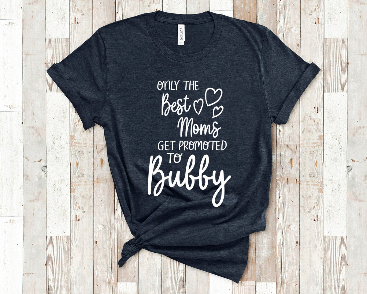 The Best Moms Get Promoted To Bubby for Israel Israeli Jewish Yiddish Grandma Birthday Mother39s Day Christmas Gift for Grandmother Graphic Tee – Warm & Stylish · Top Pick For Any Outfit