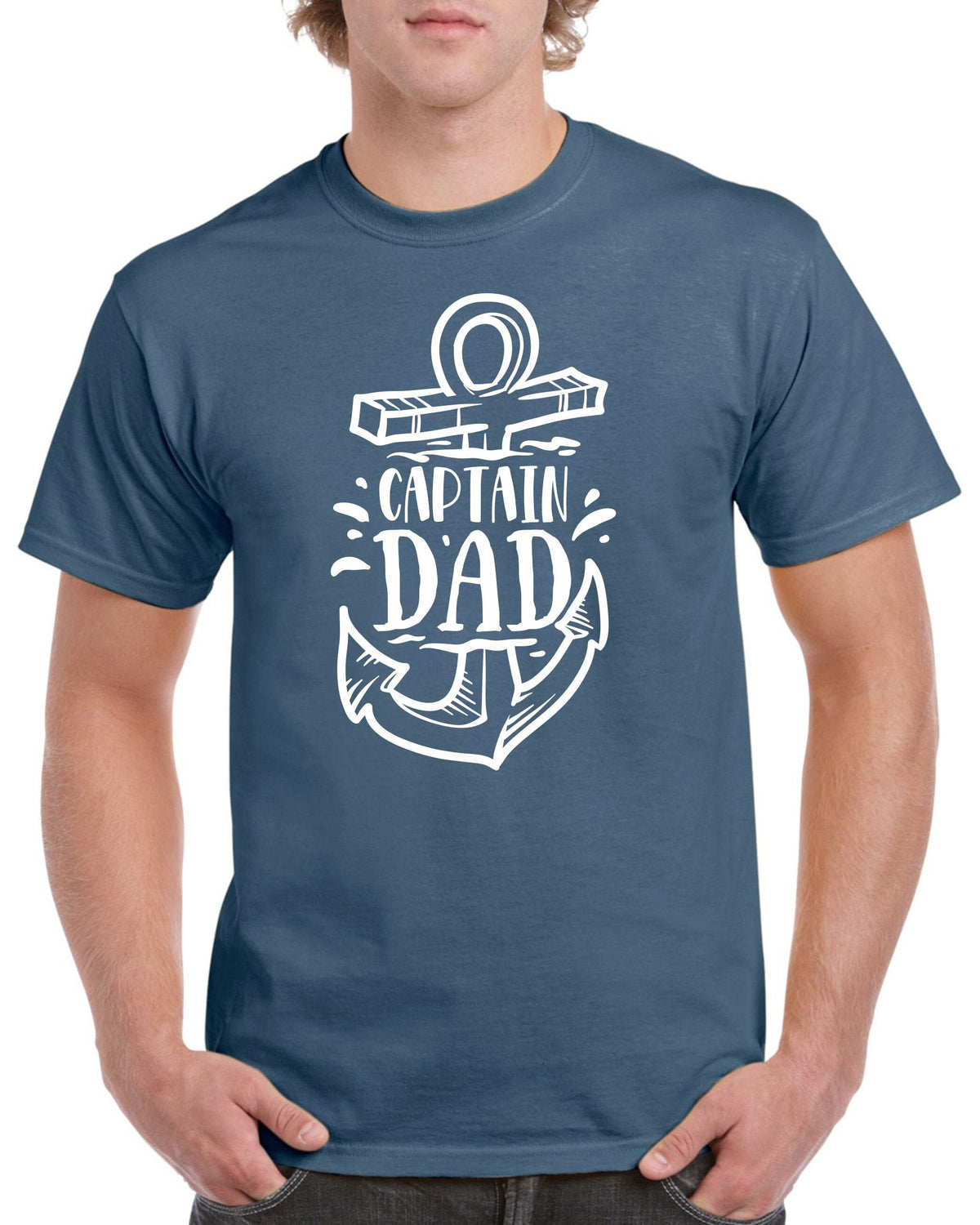 Fathers Day Gifts For Dad Men Birthday Gift For Dad Captain Dad Birthday T Shirt For Dad Fathers Day Present Graphic Tee – Everyday Comfort · High-Quality Print