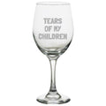 Gift for Mom or Dad Mother39s Day or Father39s Day Tears of my Children Parent Present Mom Wine Glass Graphic Tee – Fan Favorite · Perfect For Daily Wear