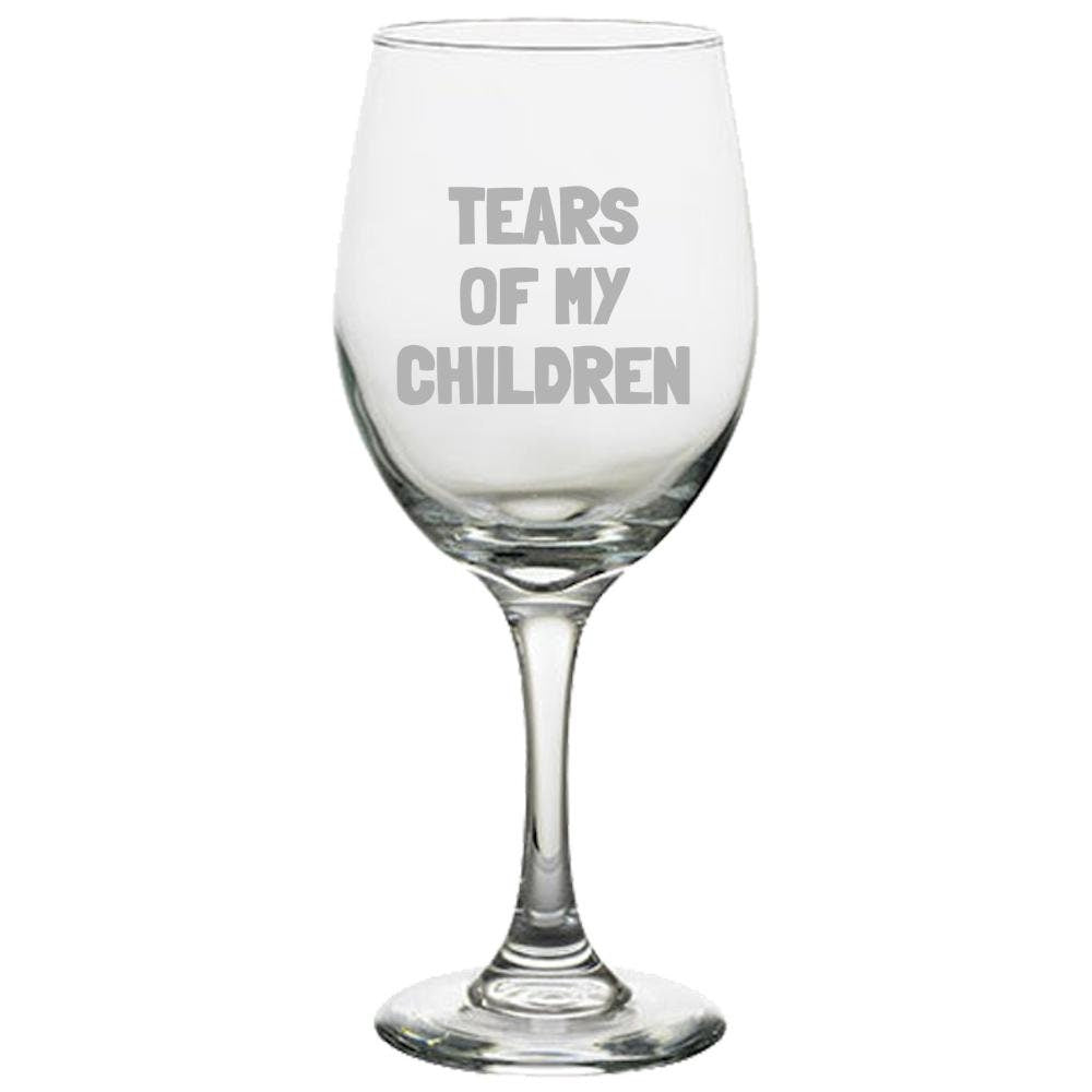 Gift for Mom or Dad Mother39s Day or Father39s Day Tears of my Children Parent Present Mom Wine Glass Graphic Tee – Fan Favorite · Perfect For Daily Wear