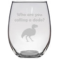 Funny Dodo Gift Dodo Bird Dodo Stemless Wine Glass Dodo Lover Gift Who Are You Calling a Dodo Graphic Tee – Bold Style · High-Quality Print