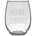 Funny Zookeeper Stemless Wine Glass Zookeeper Gift Zoo Worker Gift Animal Servant Graphic Tee – Bold Style · High-Quality Print