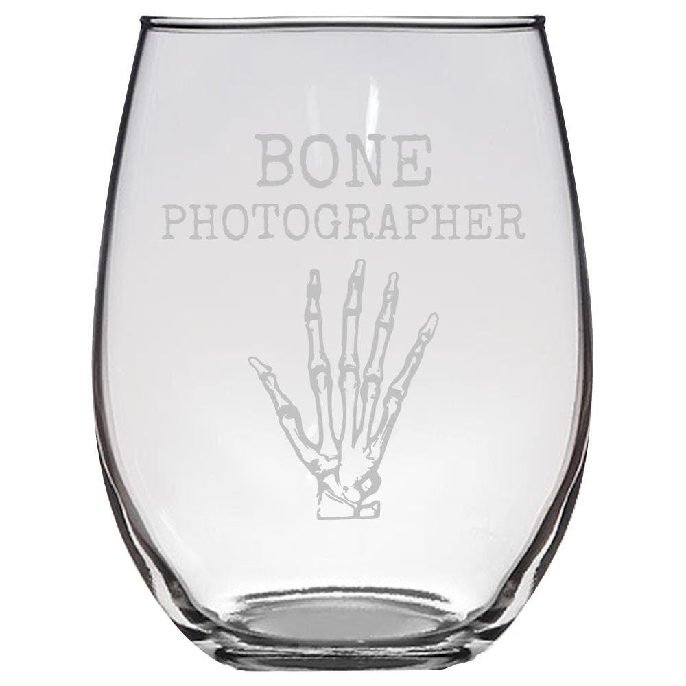 Funny Radiology Stemless Wine Glass Radiologic Technologist Rad Tech Gift Radiographer XRay Tech Bone Photographer Graphic Tee – Bold Style · Great Gift For Fans