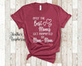 The Best Moms Get Promoted To MomMom for Special Grandma Birthday Mother39s Day Christmas Gift for Grandmother Graphic Tee – Cozy Vibes · Trending Graphic Apparel
