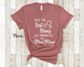 The Best Moms Get Promoted To MeeMaw for Special Grandma Birthday Mother39s Day Christmas Gift for Grandmother Graphic Tee – Everyday Comfort · Trending Graphic Apparel