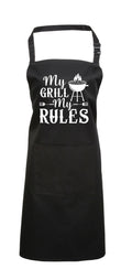 Baking Apron Birthday Gifts For Dad Men Bbq Apron Cooking Apron With Pocket My Grill My Rules Mens Apron Womens Barbecue Apron Birthday Graphic Tee – Feel-Good Design · Must-Have Style