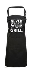 Baking Apron Birthday Gifts For Dad Men Bbq Apron Cooking Apron With Pocket Never Touch Another Mans Grill Men Barbecue Apron Chef Baking Graphic Tee – Premium Graphic · Perfect For Daily Wear