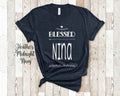 Blessed Nina Godmother Tshirt Spanish Gift Idea for Mother39s Day Birthday Christmas or Pregnancy Reveal Announcement Graphic Tee – Easygoing Wear · Perfect For Daily Wear