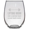 Weight Lifting Mom Gift Lifting Mom Mother39s Day or Birthday Gym Mom Fitness Mom Stemless Wine Glass Graphic Tee – Aesthetic Look · Top Pick For Any Outfit