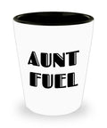 Funny Aunt Gift Aunt Ceramic Shot Glass Present For Aunts Mother39s Day Gift Birthday Gift Aunt Fuel Graphic Tee – Easygoing Wear · Must-Have Style