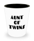 Aunt Of Twins Gift Aunt Ceramic Shot Glass Present For Aunts Mother39s Day Gift Birthday Gift Aunt Of Twins Graphic Tee – Easygoing Wear · Must-Have Style