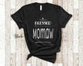 Blessed Momaw Grandma Tshirt Special Grandmother Gift Idea for Mother39s Day Birthday Christmas or Pregnancy Reveal Announcement Graphic Tee – Everyday Comfort · Top Pick For Any Outfit