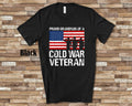 Proud Grandson of Cold War Veteran Matching Family Shirt Great for Memorial Day Veterans Day Flag Day July 4th or Fathers Day Gift Graphic Tee – Soft Feel · Trending Graphic Apparel