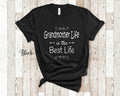 Grandmother Life Is The Best Grandma Tshirt Special Gift Idea for Mother39s Day Birthday Christmas or Pregnancy Reveal Announcement Graphic Tee – Premium Graphic · Top Pick For Any Outfit