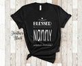 Blessed Nanny Grandma Tshirt Special Grandmother Gift Idea for Mother39s Day Birthday Christmas or Pregnancy Reveal Announcement Graphic Tee – Aesthetic Look · Top Pick For Any Outfit