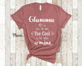Too Cool Glamma Grandma Tshirt Special Grandmother Gift Idea for Mother39s Day Birthday Christmas or Pregnancy Reveal Announcement Graphic Tee – Bold Style · Must-Have Style
