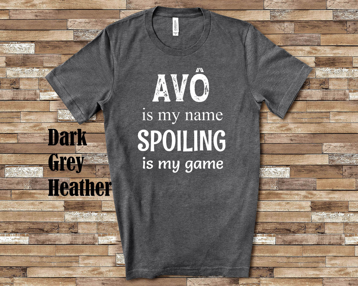 Av Is My Name Grandpa Tshirt Brazilian Grandfather Gift Idea for Father39s Day Birthday Christmas or Pregnancy Reveal Announcement Graphic Tee – Bold Style · High-Quality Print