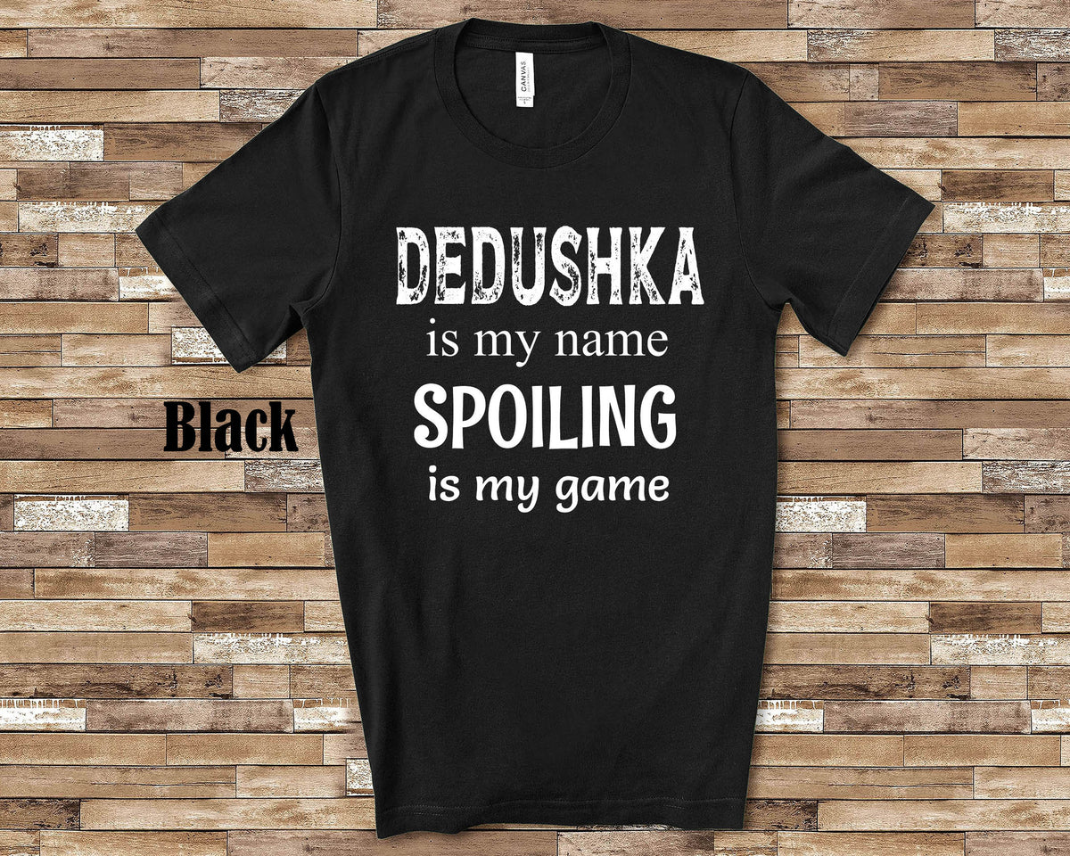 Dedushka Is My Name Grandpa Tshirt Russia Russian Grandfather Gift Idea for Father39s Day Birthday Christmas Pregnancy Reveal Announcement Graphic Tee – Cozy Vibes · Perfect For Daily Wear