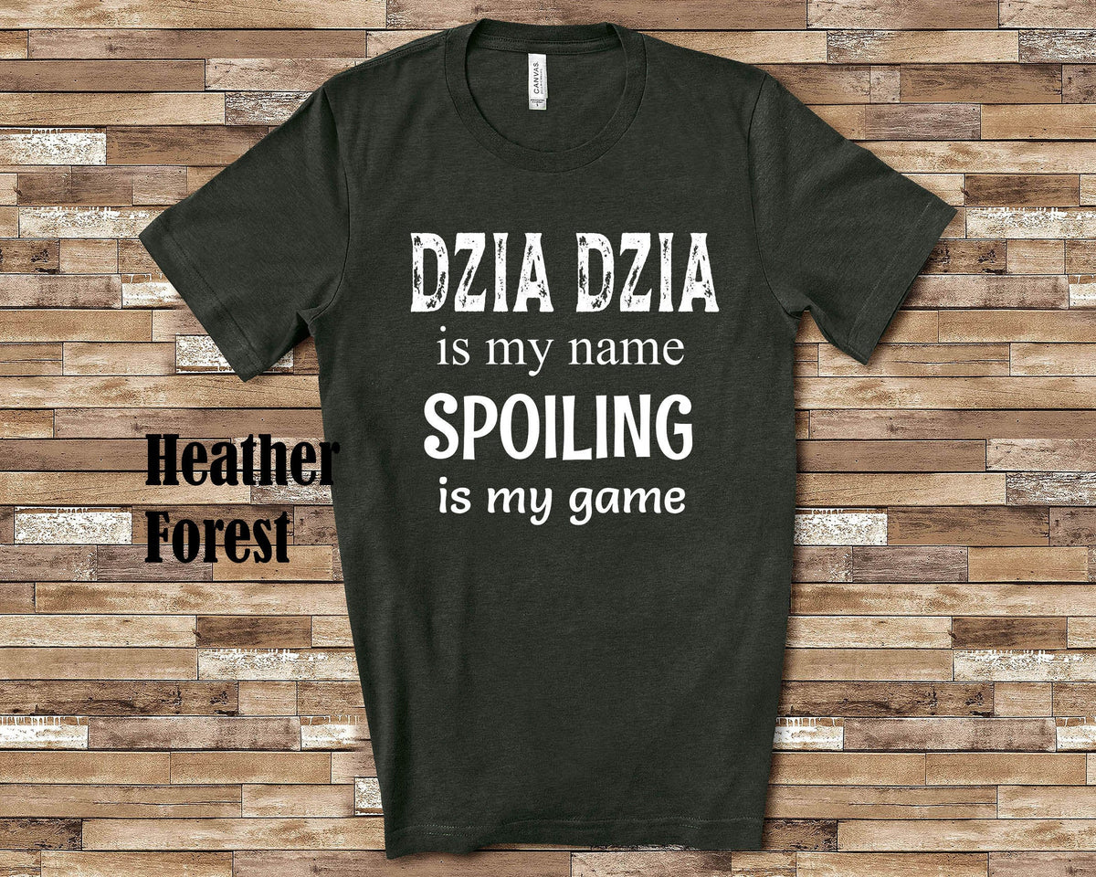 Dzia Dzia Is My Name Grandpa Tshirt Polish Grandfather Gift Idea for Father39s Day Birthday Christmas or Pregnancy Reveal Announcement Graphic Tee – Warm & Stylish · Great Gift For Fans