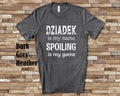 Dziadek Is My Name Grandpa Tshirt Poland Polish Grandfather Gift Idea for Father39s Day Birthday Christmas or Pregnancy Reveal Announcement Graphic Tee – Cozy Vibes · High-Quality Print