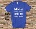 Gampa Is My Name Grandpa Tshirt Special Grandfather Gift Idea for Father39s Day Birthday Christmas or Pregnancy Reveal Announcement Graphic Tee – Easygoing Wear · Trending Graphic Apparel