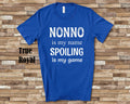 Nonno Is My Name Grandpa Tshirt Italy Italian Grandfather Gift Idea for Father39s Day Birthday Christmas or Pregnancy Reveal Announcement Graphic Tee – Feel-Good Design · Top Pick For Any Outfit