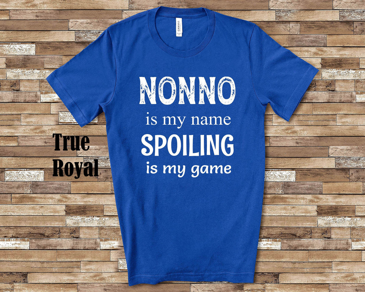 Nonno Is My Name Grandpa Tshirt Italy Italian Grandfather Gift Idea for Father39s Day Birthday Christmas or Pregnancy Reveal Announcement Graphic Tee – Feel-Good Design · Top Pick For Any Outfit