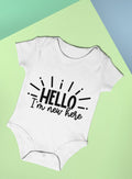 Baby Bodysuit Hello Im New Here Funny Baby Vest Baby Shower Gift New Baby Gift Baby Onesie Graphic Tee – Everyday Comfort · Top Pick For Any Outfit