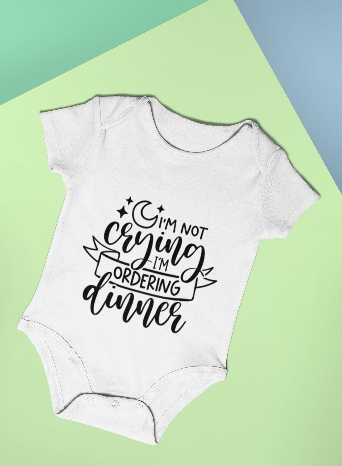 Baby Bodysuit Im Not Crying Im Ordering Dinner Funny Baby Vest Baby Shower Gift New Baby Gift Baby Onesie Graphic Tee – Everyday Comfort · Perfect For Daily Wear