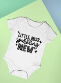 Baby Bodysuit Little Miss Sparkling New Funny Baby Vest Baby Shower Gift New Baby Gift Baby Onesie Graphic Tee – Easygoing Wear · Great Gift For Fans