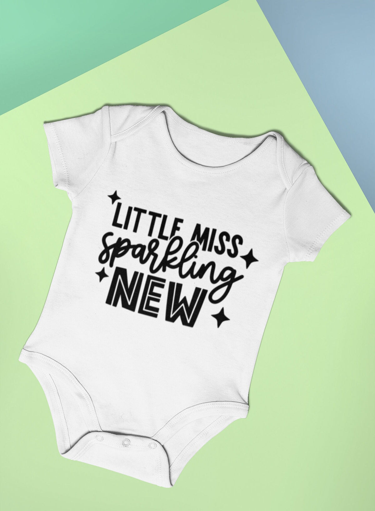Baby Bodysuit Little Miss Sparkling New Funny Baby Vest Baby Shower Gift New Baby Gift Baby Onesie Graphic Tee – Easygoing Wear · Great Gift For Fans