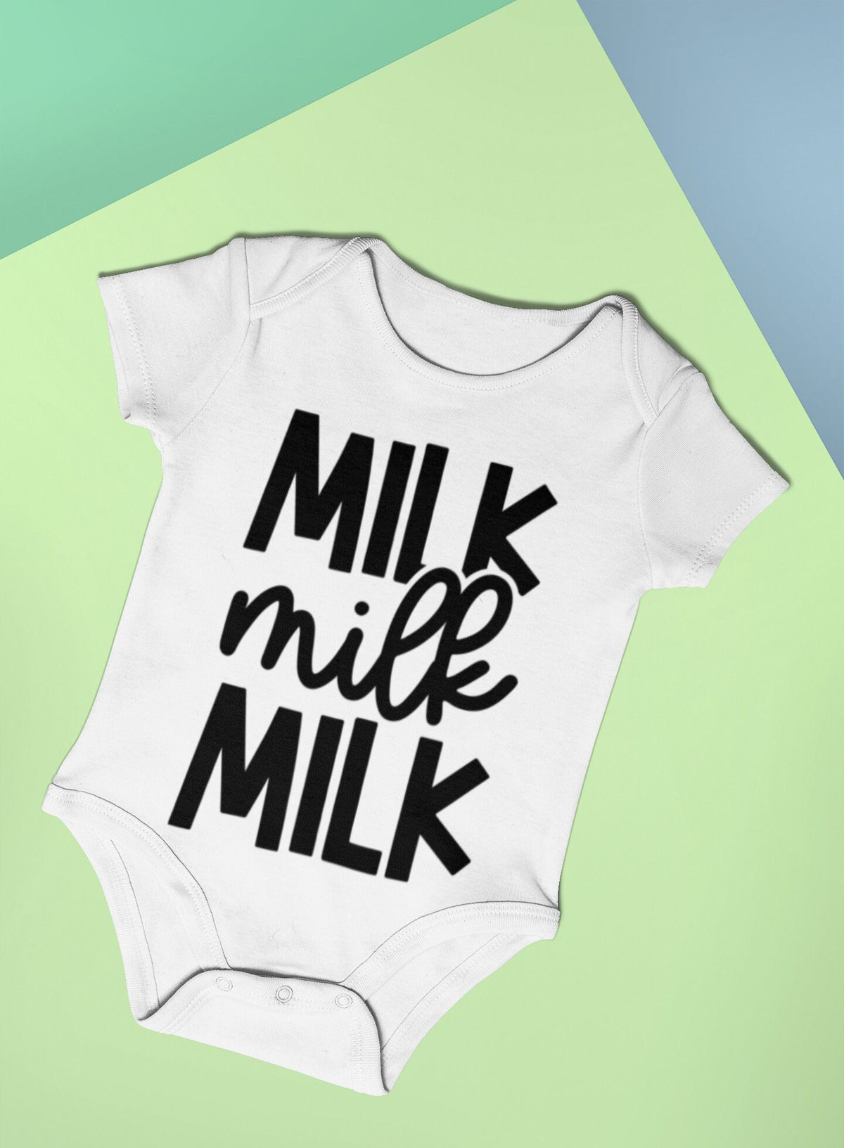 Baby Bodysuit Milk Milk Milk Funny Baby Vest Baby Shower Gift New Baby Gift Baby Onesie Graphic Tee – Soft Feel · Must-Have Style