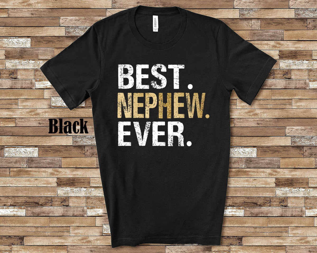 Best Nephew Ever Shirt for Unique Birthday or Christmas Gift from Aunt or Uncle Graphic Tee – Easygoing Wear · Must-Have Style
