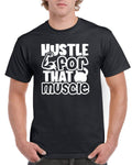 Mens Gym T Shirt Workout Top Funny Gym TShirt Unisex Gym TShirt Weightlifting Shirt Fitness TShirt Hustle for that Muscle Graphic Tee – Premium Graphic · Top Pick For Any Outfit