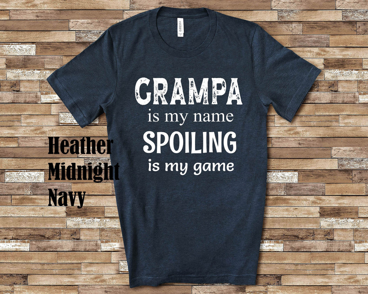 Grampa Is My Name Grandpa Tshirt Special Grandfather Gift Idea for Father39s Day Birthday Christmas or Pregnancy Reveal Announcement Graphic Tee – Feel-Good Design · Top Pick For Any Outfit