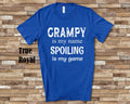 Grampy Is My Name Grandpa Tshirt Special Grandfather Gift Idea for Father39s Day Birthday Christmas or Pregnancy Reveal Announcement Graphic Tee – Cozy Vibes · Must-Have Style