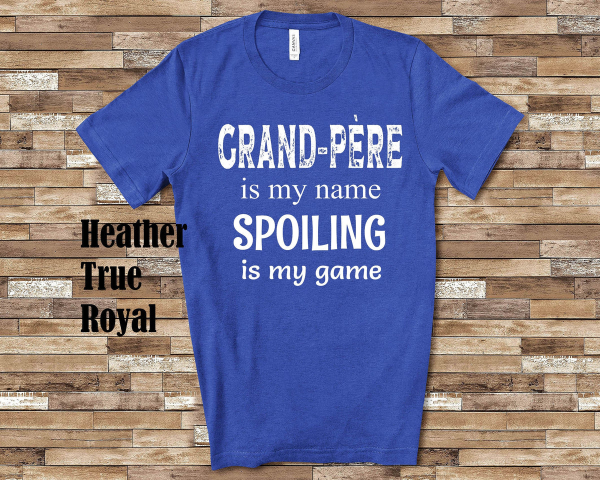 GrandPre Is My Name Grandpa Tshirt Canadian Grandfather Gift Idea for Father39s Day Birthday Christmas or Pregnancy Reveal Announcement Graphic Tee – Cozy Vibes · Perfect For Daily Wear
