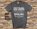 Great Grandpa Is My Name Tshirt Special Grandfather Gift Idea for Father39s Day Birthday Christmas or Pregnancy Reveal Announcement Graphic Tee – Soft Feel · Trending Graphic Apparel