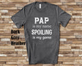Pap Is My Name Grandpa Tshirt Special Grandfather Gift Idea for Father39s Day Birthday Christmas or Pregnancy Reveal Announcement Graphic Tee – Aesthetic Look · Great Gift For Fans