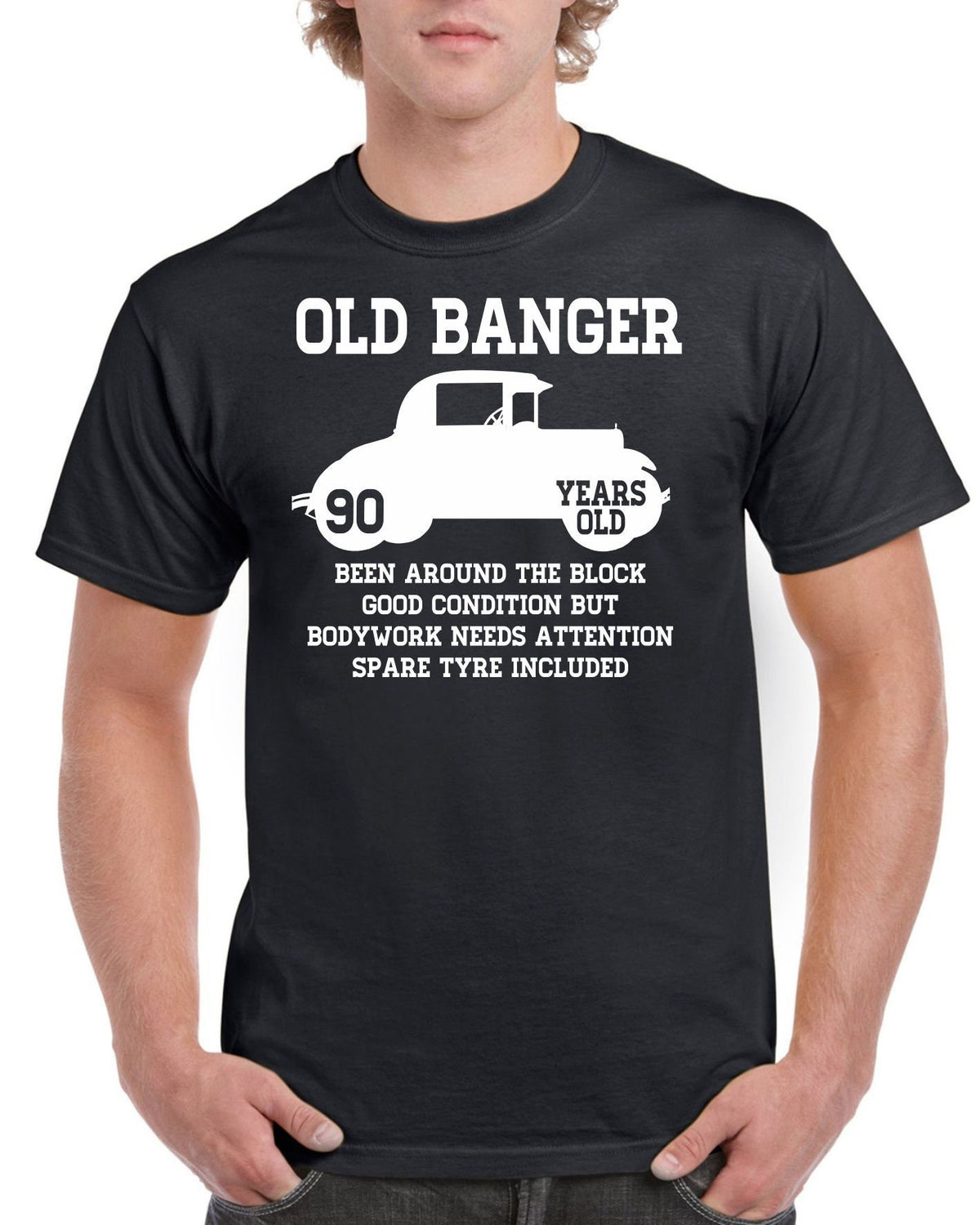90th Birthday TShirt Gift For Dad 1934 90YearOld Banger Men39s Cotton Tee Graphic Tee – Feel-Good Design · Perfect For Daily Wear
