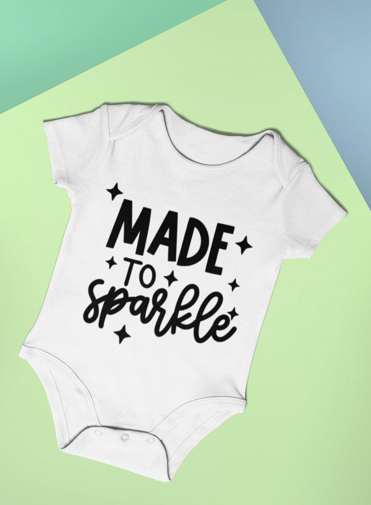 Baby Bodysuit Made To Sparkle Funny Baby Vest Baby Shower Gift New Baby Gift Baby Onesie Graphic Tee – Bold Style · High-Quality Print