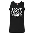 Mens Gym Tank Top Workout Top Funny Gym Vest Unisex Gym Vest Weightlifting Shirt Fitness Vest I Dont Sweat I Sparkle Tank Top – Easygoing Wear · Great Gift For Fans