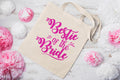 Bestie Of The Bride Tote Bags Wedding Tote Bags Canvas Tote Bags Wedding Bag Wedding Favours Wedding Gifts Bridal Party Bestie Gifts Tote Bag – Aesthetic Look · Perfect For Daily Wear