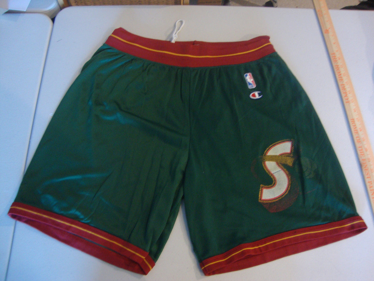 Vintage 9039s Seattle Supersonics NBA Basketball Champion Jersey Shorts XL Jersey – Cozy Vibes · Trending Graphic Apparel