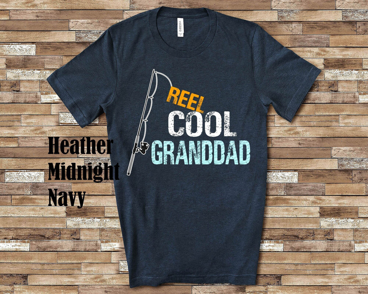 Reel Cool Granddad Shirt Tshirt Granddad Gift from Granddaughter Grandson Birthday Fathers Day Christmas Grandparent Gifts for Granddad Graphic Tee – Premium Graphic · Trending Graphic Apparel