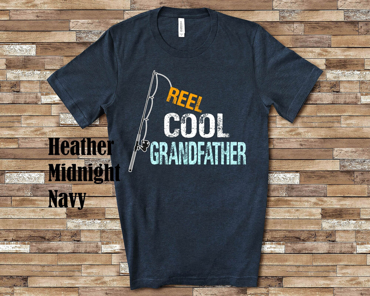 Reel Cool Grandfather Shirt Tshirt Grandfather Gift from Granddaughter Grandson Birthday Christmas Fathers Day Gifts for Grandfather Graphic Tee – Fan Favorite · Top Pick For Any Outfit