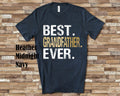 Best Grandfather Ever Shirt Grandfather Gift from Granddaughter Grandson Birthday Fathers Day Christmas Gifts for Grandfather Graphic Tee – Everyday Comfort · Trending Graphic Apparel