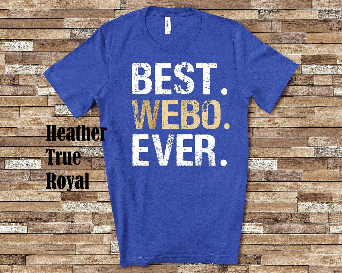 Best Webo Ever Grandpa Tshirt Gift for Grandfather Unique Idea for Fathers Day Birthday Christmas or Grandparent Gifts Graphic Tee – Cozy Vibes · Top Pick For Any Outfit